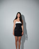 Claudia Mini Dress in White – Elegant women's fashion by Aisol