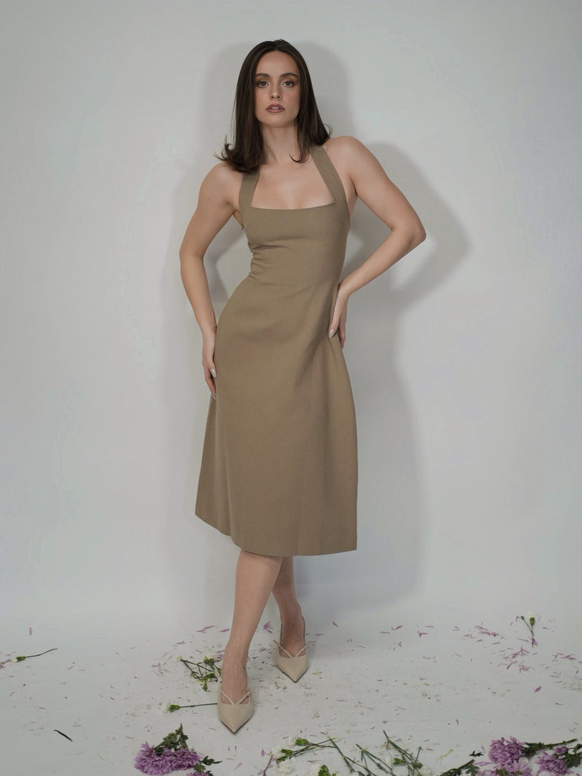 Olive Midi Dress