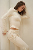 Luna Lounge Set in Cream
