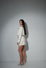 White Claudia Cropped Blazer – Elegant women's jacket by Aisol