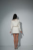 Aisol Claudia Cropped Blazer in White – Stylish women's fashion