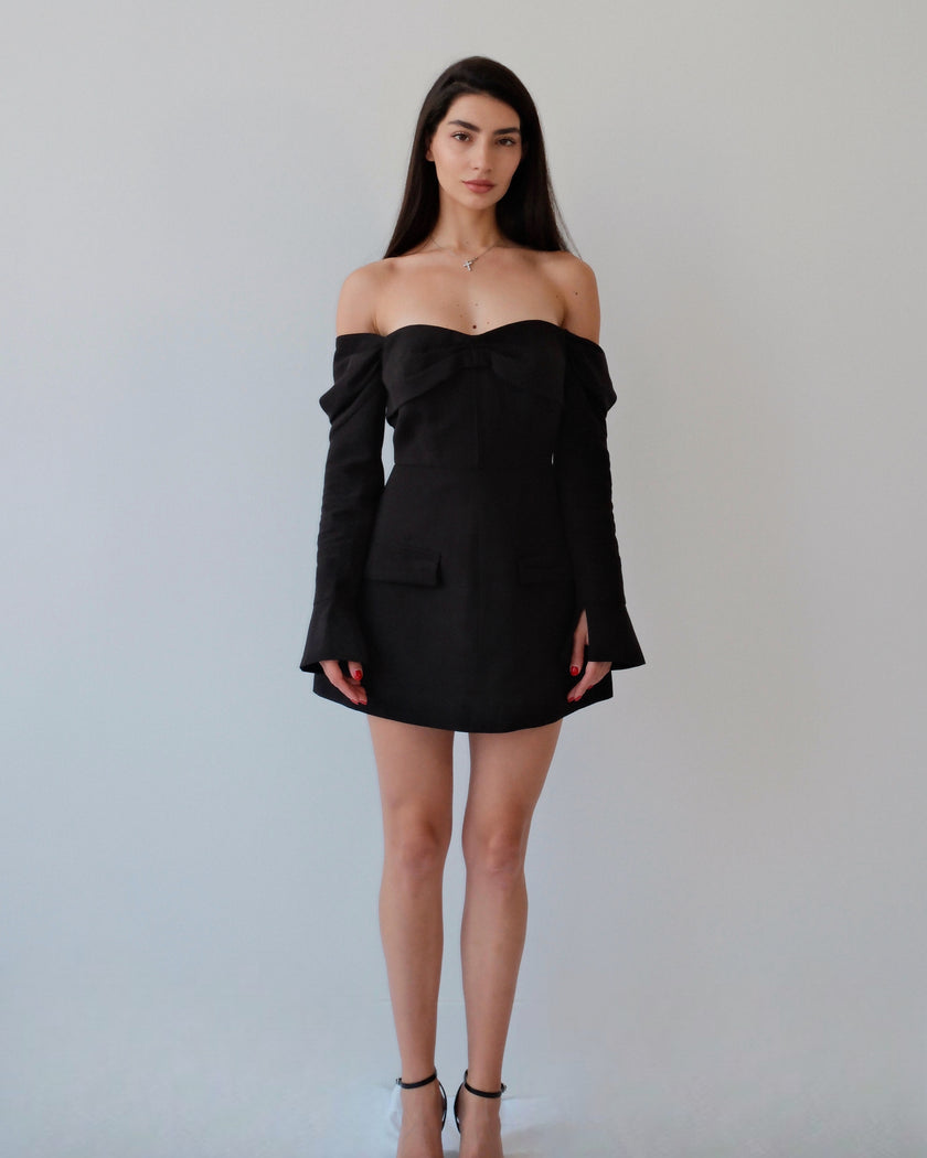 Celeste Off-Shoulder Dress in elegant design – Aisol women's fashion